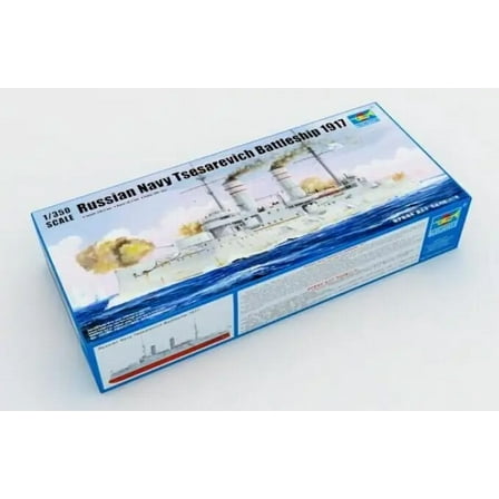 Trumpeter 05337 1/350 Russian Navy Tsesarevich Battleship 1917 Assemble Plastic Model Kit