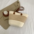 thumbnail image 5 of Kukuzhu Straw Beach Bag, Summer Woven Tote Bag Shoulder Handbag Straw Purses and Handbags for Women Vacation, 5 of 7