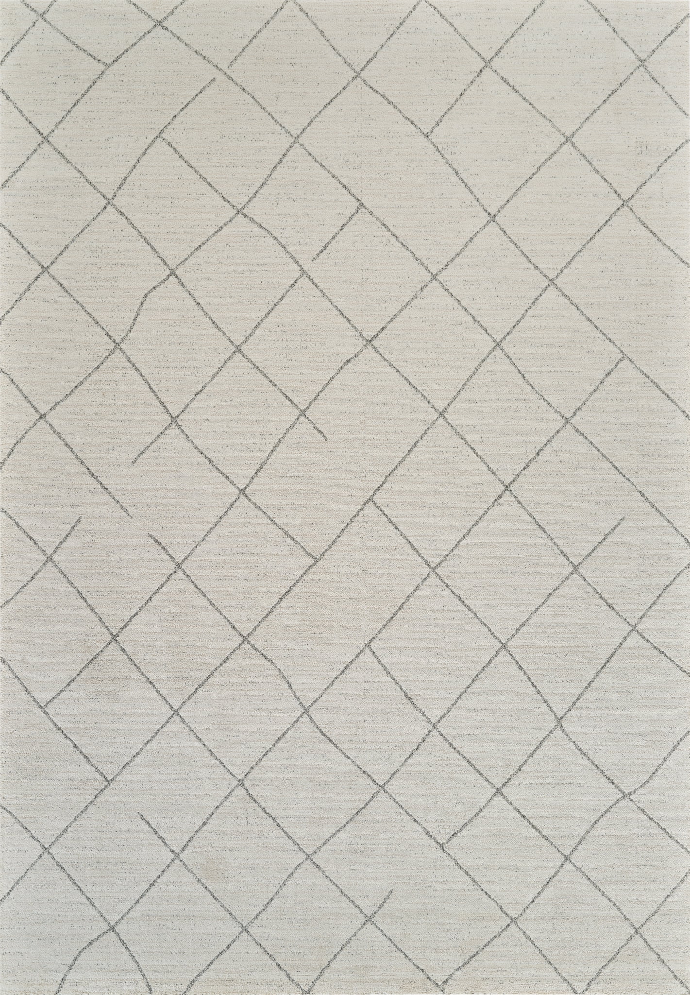 Tapis d'interieur abstrait Rug Branch Casa, beige creme, moderne - Salon, chambre