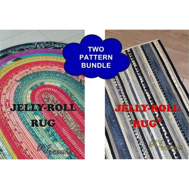 Jelly Roll Rug Original Oval, Rectangular Colossal Round