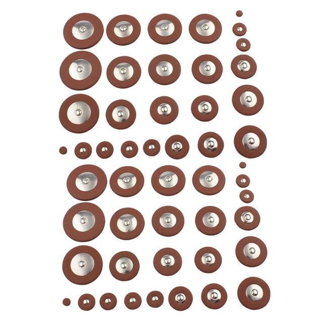 unbranded 56Ud Almohadillas Para Llaves De Saxofón Alto Color Con Hermético Para Sonido Puro