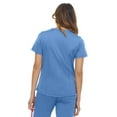 thumbnail image 2 of MediChic Active Wear V-Neck Athletic Yoga Top with Two Pockets, 2 of 3