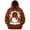 Brick Red, variant on Matching Couple Christmas Pet Pouch Hoodie, Dog Carrier Sweatshirt,Zip Pockets,Xmas Print