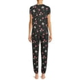 thumbnail image 5 of Secret Treasures Women's and Women's Plus Valentine’s Day Printed Pajama Set, 2-Piece, 5 of 5