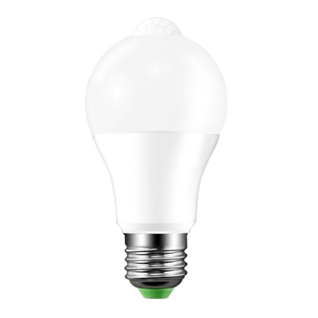 Sensor de Movimiento Infrarrojo Bombilla LED 5W Inteligente E27 para Pasillos Jardín Salvador Bombilla de sensor de movimiento infrarrojo