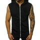 thumbnail image 1 of pstuiky Camisetas sin mangas para hombre, Top sin mangas con capucha, cremallera y bolsillos de color liso para hombre Tops elegantes para mujer s, 1 of 6