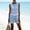 Blue#05, variant on 2 Piece Cotton Linen Short Sets for Women Summer Sleeveless Crewneck Tank Tops and Shorts Lounge Set Causal Striped Loose Breathable Vacation Beach Two Piece Outfits