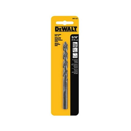 

DEWALT DW1120 5/16-Inch Black Oxide Split Point Twist Drill Bit