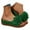 Green, variant on Chunky Platform Sandals for Women 2025 Open Toe Slip on Slides Comfort Wedge Sandals