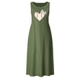 thumbnail image 4 of RKSTN Robes pour Femmes 2023 Mode Été Décontracté Col Rond Sans Manches Jupes Maxi Poches Vacances Couleur Unie Plage Longue Robe avec Imprimé Graphique, 4 of 4