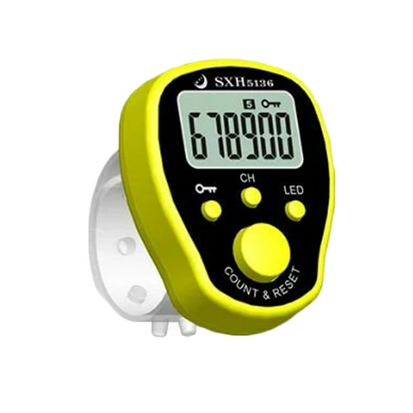 Hi.FANCY Mini Stitch Marker Row Counter LCD Electronic Digital tally counter Tally Counter Sewing Knitting Weave Tool