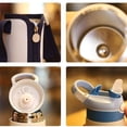 thumbnail image 3 of Toddler Flip Top Water Bottle with Cup Set Reusable Plastic Toddler Water Bottle, 3 of 5