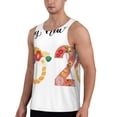 thumbnail image 2 of Salouo 2025 New Year'S for Men's Tank Tops,Sleeveless Muscle Shirts for Men Quick Dry Workout Tank Top Gym Muscle Tee Fitness Bodybuilding Sleeveless T Shirt-X-Large, 2 of 7