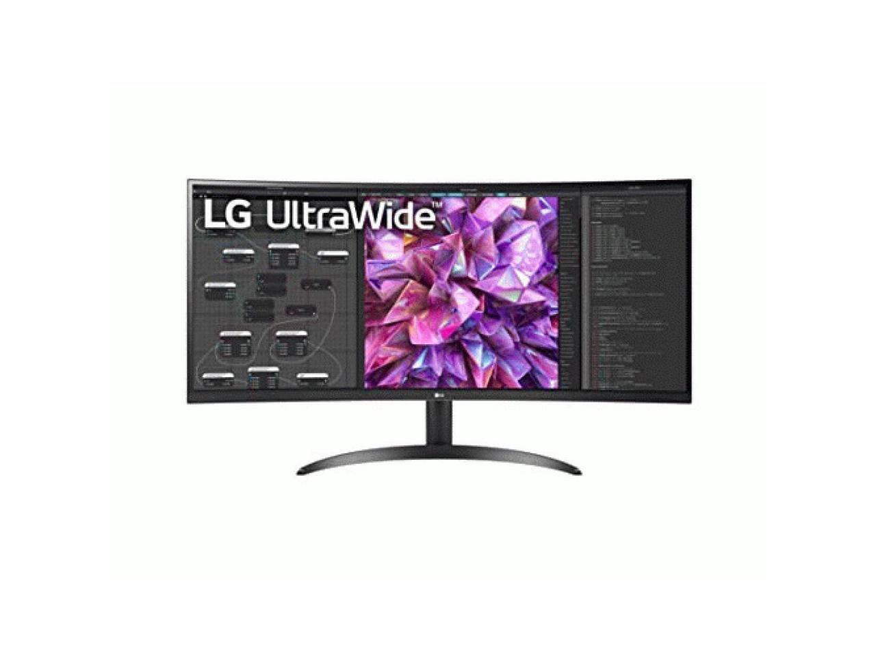 LG 34BQ60QC-B 34" UW-QHD 3440x1440 Curved Screen LCD IPS Monitor