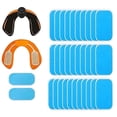 thumbnail image 2 of 10pcs EMS Muscle Trainer Replacement Trainer Gel Pads Muscle Stimulator Abdominal Hip Exerciser Body Massager Patch Gel Patches, 2 of 4