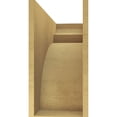 thumbnail image 4 of 11"W x 33"D x 22"H Classic Yorktown Rough Cedar Woodgrain TimberThane Corbel, Primed Tan, 4 of 6