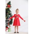 thumbnail image 2 of Actgleam Toddler Girls Long Sleeve Dress Christmas Formal Dresses,4Year, 2 of 9