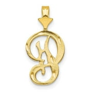 FJC Finejewelers 10k Initial P Charm