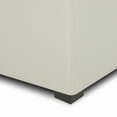 thumbnail image 4 of CHITA Faux Leather Storage Stool Ottoman, Foot Rest Stool Seat, Light Grey, 4 of 7