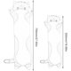 thumbnail image 2 of Xinsany Linda muñeca de Gato de Peluche, Almohada de Gatito de Peluche Suave, Almohadas de Rodilla para niños, Juguetes de Peluche Largos para Dormir, Regalo para Novia de niños (Gris) Gris Gris Xishao Juguetes, 2 of 2
