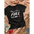 thumbnail image 3 of Full With His Love T-Shirt Women -Smartprints Designs, Female Medium, 3 of 4
