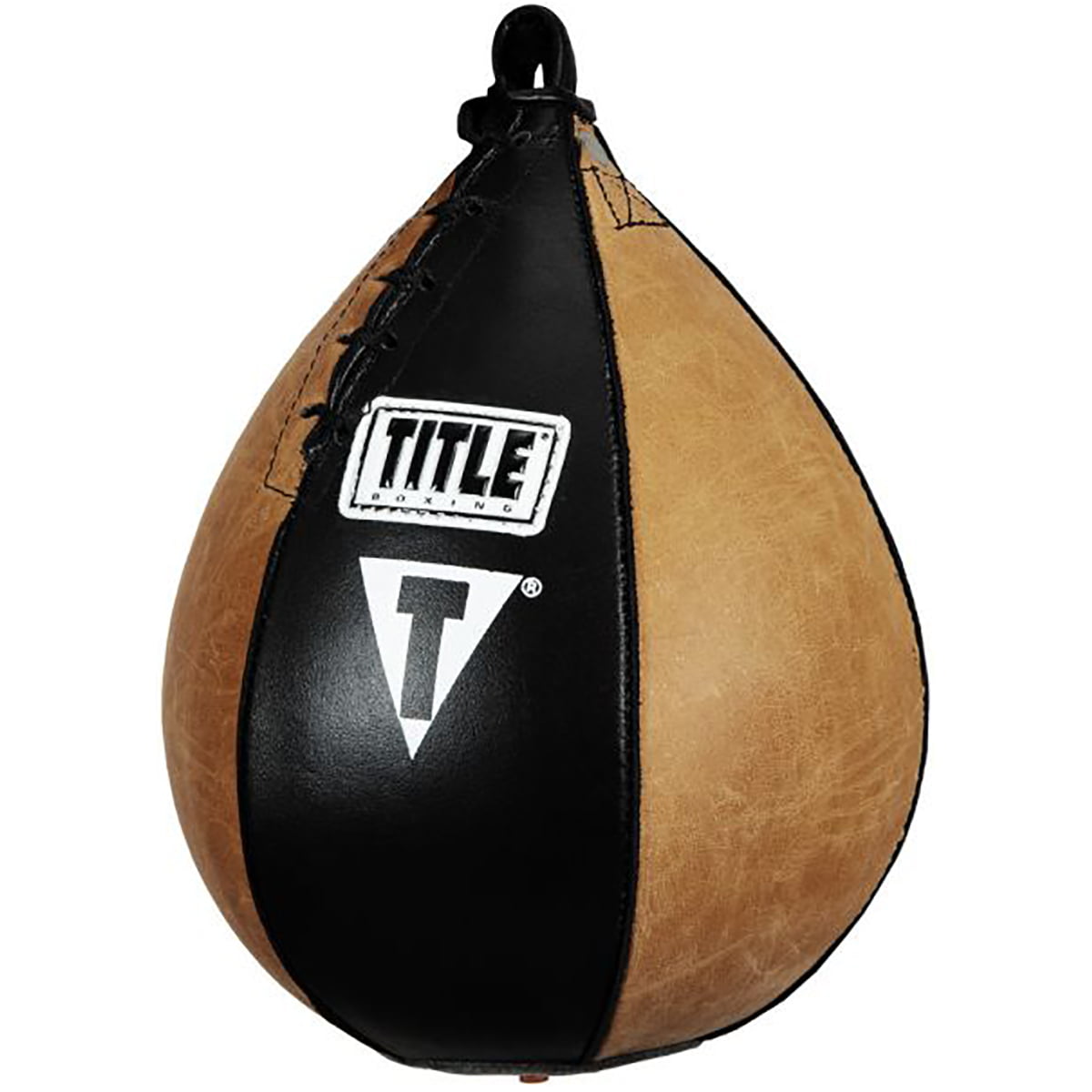 Title Boxing Vintage Leather Super Speed Bag - Black/Brown - 0 - 0
