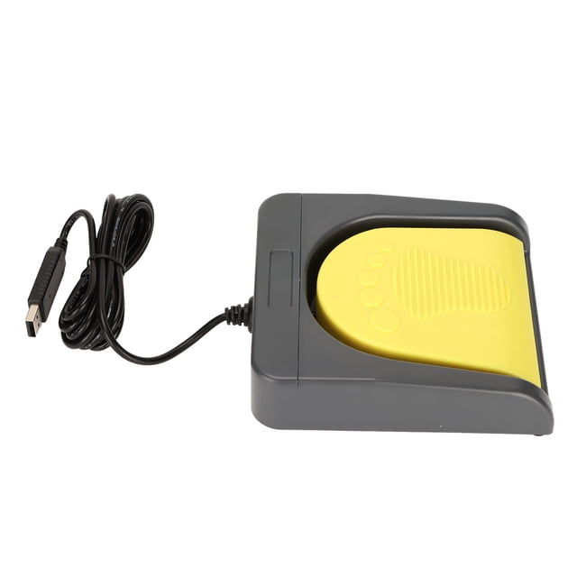 USB Foot Switch, Mechanical Switches Wide Pedal Transcription Foot Pedal Multifunction For Photobooth