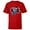 Red, variant on Lilo & Stitch Techno Time Travel Earthbound - Short Sleeve T-Shirt for Kids - Customized-White