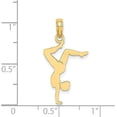 thumbnail image 4 of 14k Yellow Gold Solid Polished Gymnast Charm - 20.5mm, 4 of 6