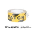thumbnail image 2 of 2 Rolls Watch Your Step Sign Anti-slip Warning Sticker Adhesive Warning Tape, 2 of 7