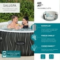 thumbnail image 4 of Bestway SaluSpa Hollywood Luxe AirJet Inflatable Hot Tub w/ Pump #P08411, 4 of 10