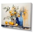 thumbnail image 2 of Designart "Golden Orchid Tree Garden with Pink and Blue Branches V" Oversized Landscapes Wall Art - Country Gold Tree Entryway Wall Art, 2 of 4