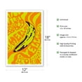 thumbnail image 2 of Mellow Yellow - Banana - Vintage Psychedelic Pop Art by Martin Jacobs c.1967 - Master Art Print (Unframed) 12in x 18in, 2 of 4
