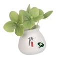 thumbnail image 2 of Adorno de planta artificial Sincero diseño de maceta de Resina decoración de coche regalo para escritorio de oficina, 2 of 10