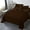 Chocolate, variant on DNG Creations 4 Piece Pom Pom Sheet Set 100% Egyptian Cotton, White Pom-Pom Fringe Solid Pattern 8 Inch Deep Pocket ( Solid Black - Olympic Queen )