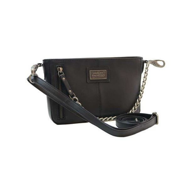 HarleyDavidson Women's Legend Collection Leather Chain Strap Hip Bag
