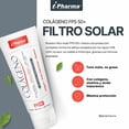 thumbnail image 4 of Protector Solar en crema Colágeno FPS 50+ Tono mate no graso 30 ml Filtro solar en Blíster tubo depresible, 4 of 6