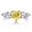 11-November Citrine Yellow, variant on Yndra Heart Birthstone Ring for Women,Silver Plated CZ Promise Ring,Heart Engagement Ring, Valentine’s Day Birthday Christmas Mother’s Day Jewelry Gift for Women Wife Mom Girlfriend