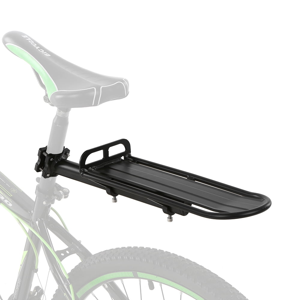 Bike Bicycle Back Rear Bag Pannier Rack Seat Post Frame Carrier Holder Alloy NEW 