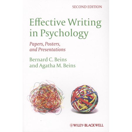 - Effective Writing in Psychology: Papers, Posters, and Presentations (Paperback)