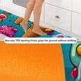 thumbnail image 4 of Ice Cream Rubber Mat Kitchen Runner Rugs - Rectangular 15.7"x59" Washable Absorbent, 4 of 6