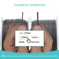 thumbnail image 5 of Filamento Polymaker PolyLite Clear PC para impresora 3D, 1,75 mm, 1 kg, 5 of 5