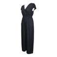 thumbnail image 4 of Ropa Playa Ocean Pacific para Mujer Jumpsuit Sin Manga Cuello V Elastico Cintura Negro Talla M, 4 of 4