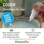 HomeoPet Cough 15 ml Homeopathic Remedy for Dogs Cats and Birds