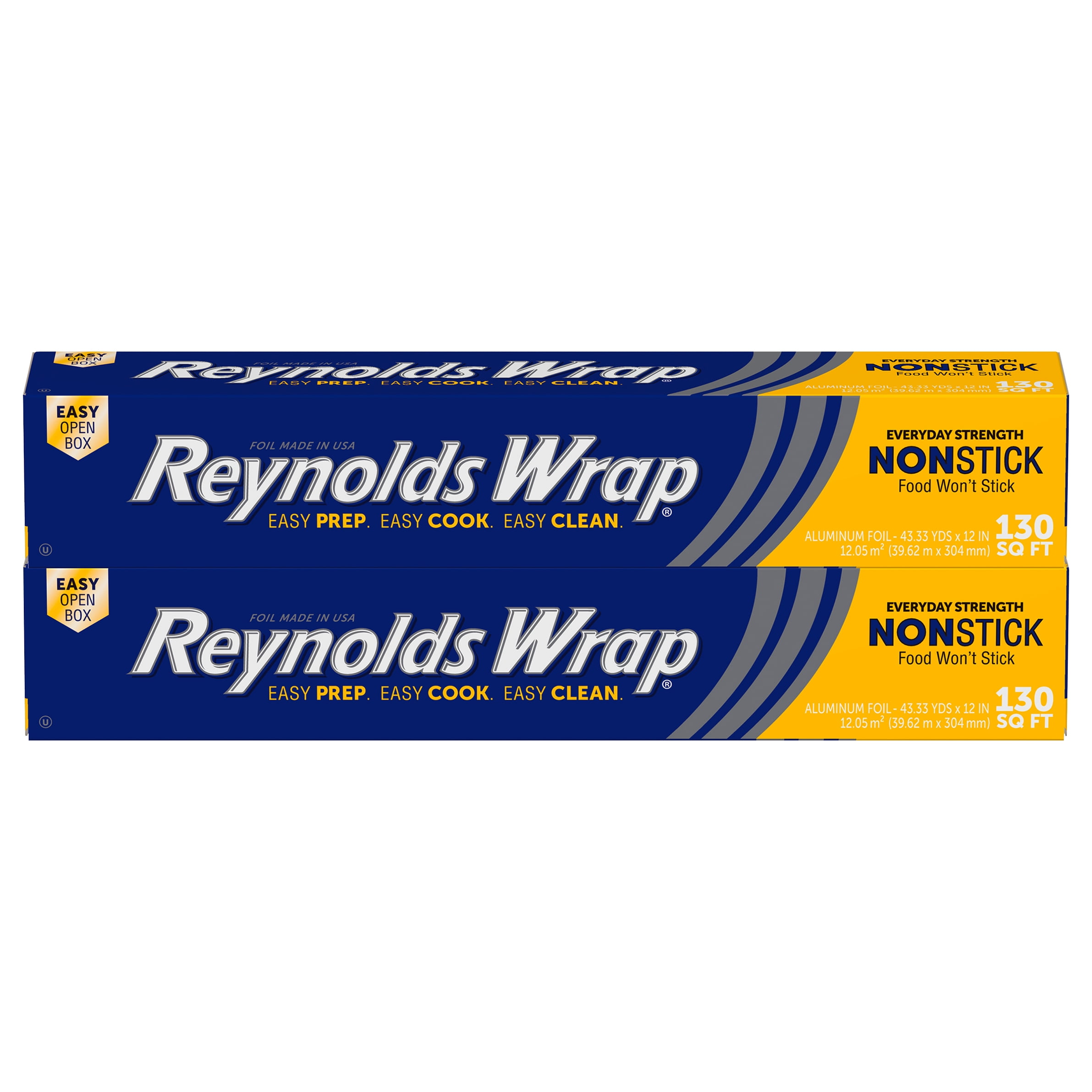  Reynolds Wrap Non Stick Aluminum Foil, 130 Square Feet : Health  & Household