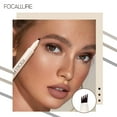 thumbnail image 2 of FOCALLURE 2Pcs Liquid Waterproof Eyebrow Pen with Micro-Fork Tip Applicators ,Black Brown, 2 of 7