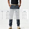 thumbnail image 3 of WIZUTIZ Men's Straight Leg Cargo Work Pants Multi Large Side Pockets Reinforced Trousers For Work Hiking Camping Travel Outdoor Daily Casual, 3 of 6