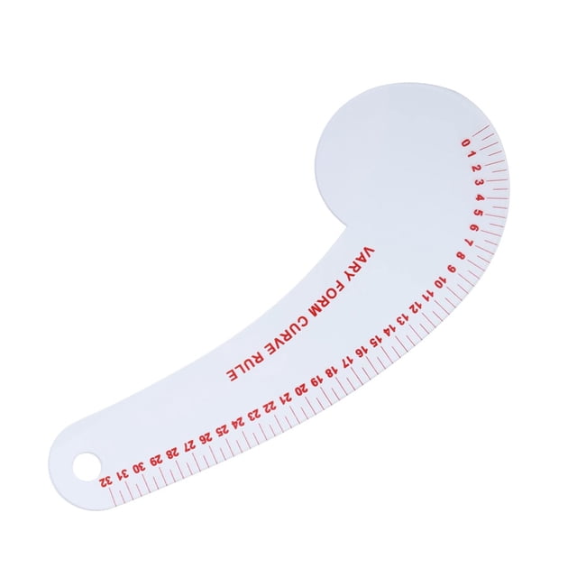 Yuarrent Regla de curva francesa de 32cm, reglas de acolchado ligeras DIY convenientes multifuncionales para diseñadores, fabricación de patrones de Artesanía Yuarrent HA060362-00