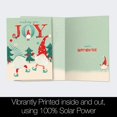 thumbnail image 3 of Tree-Free Greetings Holiday Greeting Card 12 Pack, 100% Recycled Paper, 5x7, Joy Gnomes (HP25224), 3 of 6