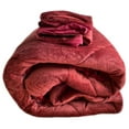 thumbnail image 5 of Home Must Haves 3 Piece Warm Super Thick Soft Borrego Sherpa Quilted Blanket Set, 5 of 7